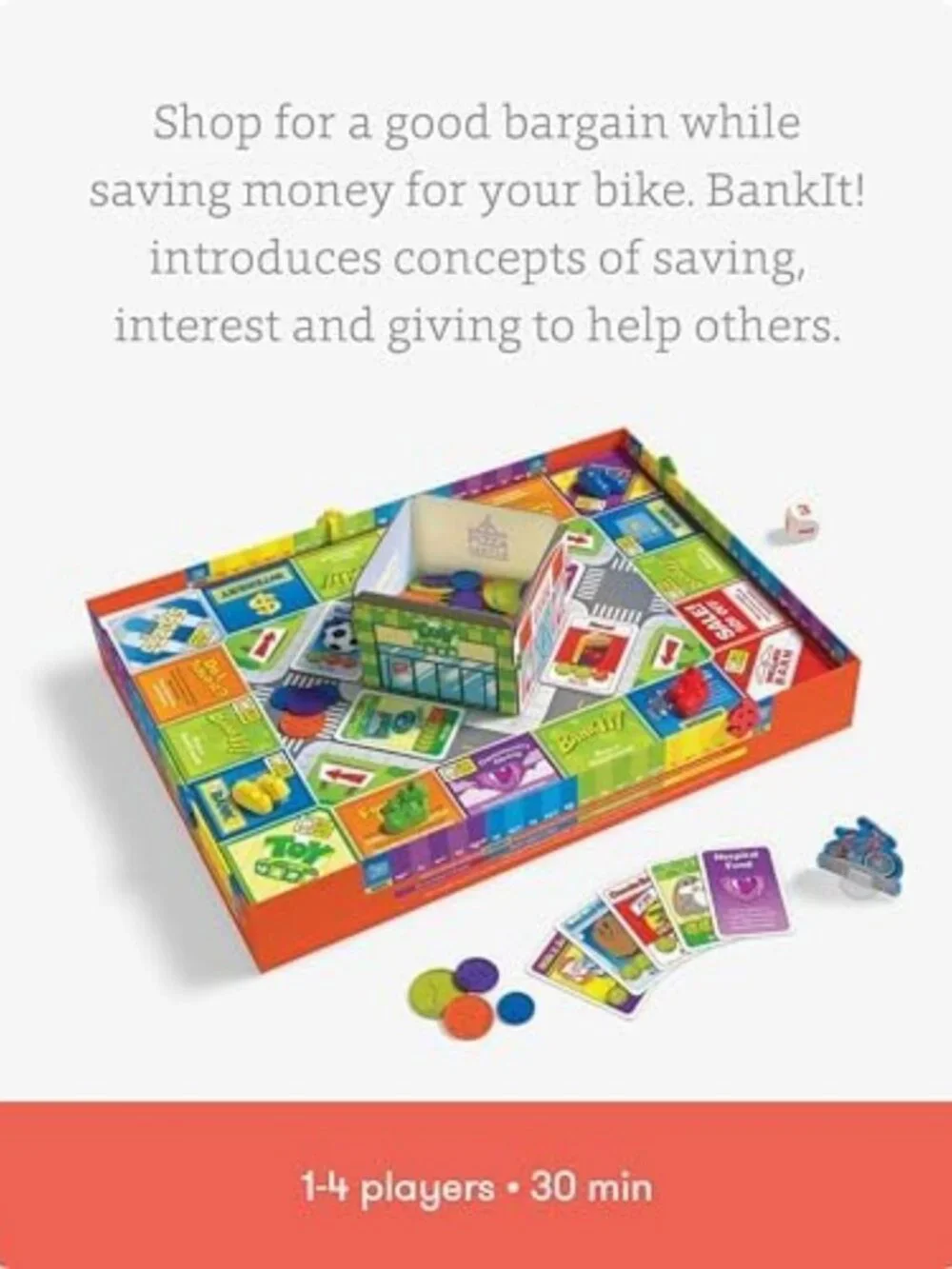 Money Game for Kids - Learn Saving, Spending, Donating & Earning Interest - Ages